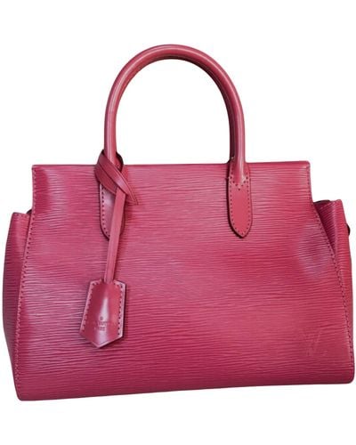 Louis Vuitton Marly Leather Shopper Bag (pre-owned) - Pink