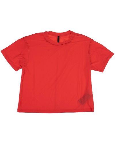 Unravel Project Stocking Reverse Skate T-shirt - Red