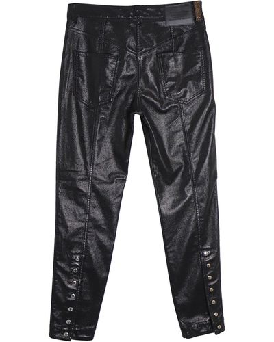 Louis Vuitton Biker Jeans In Black Polyester - Gray