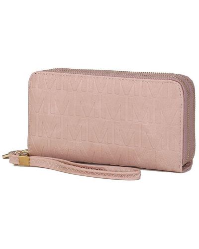 MKF Collection by Mia K Aurora M Signature Wallet Handbag - Pink