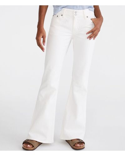 Aéropostale Flare Low-rise Jean - White