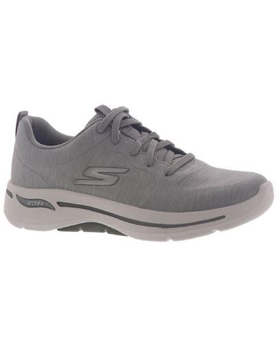 Skechers Go Walk Arch Fit Workout Fitness Athletic And Training Shoes - Gray