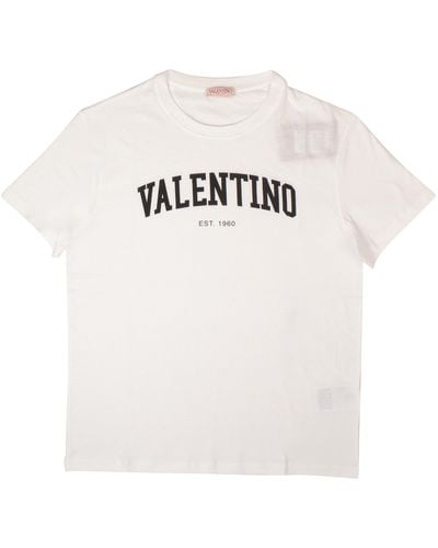Valentino Cotton Logo T-shirt - White