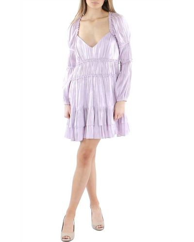 Cinq À Sept Tammy Mini Dress - Purple