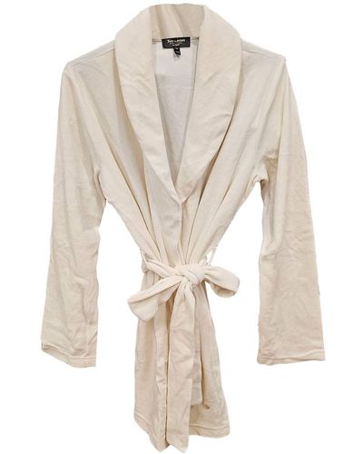 Juicy Couture Velour Wrap Belted Lounge Robe - White