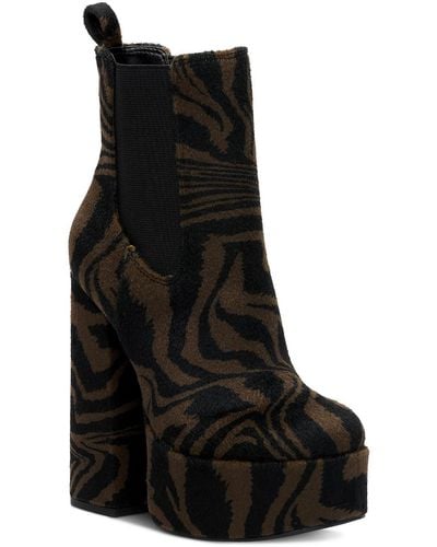 Jessica Simpson Shamira Stretch Tall Ankle Boots - Black