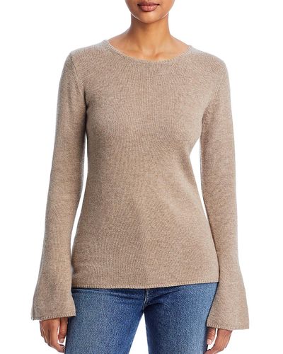 By Malene Birger Wool Blend Knit Pullover Sweater - Natural