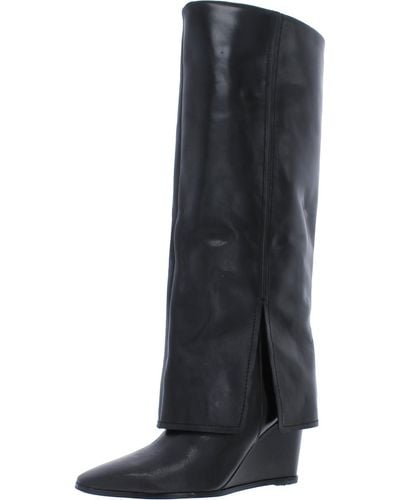 Vince Camuto Tibani Pointed Toe Dressy Thigh-high Boots - Black