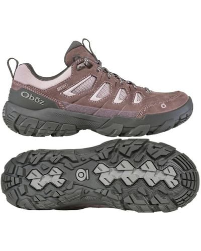 Obōz Sawtooth X Low B-dry Hiking Shoes - Gray