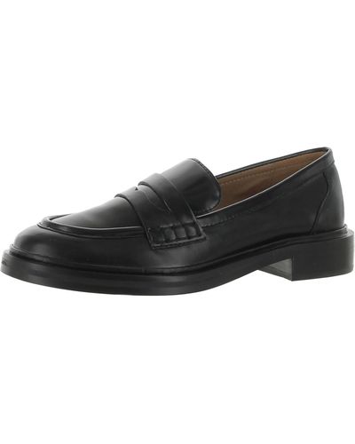 Madewell Round Toe Loafer Loafers - Black