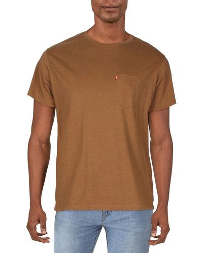 Levi's Standard Fit Crewneck T-shirt - Brown