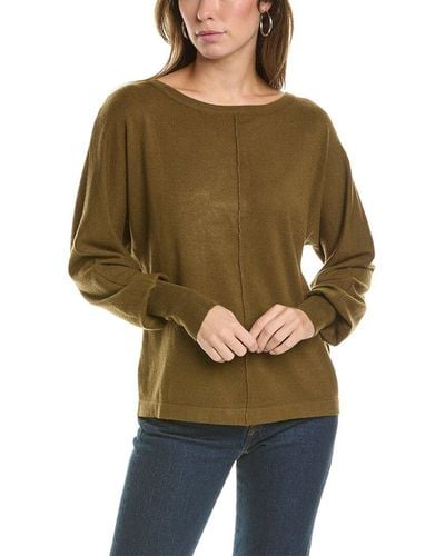 Bobeau Boatneck Sweater - Green