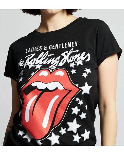 Recycled Karma The Rolling Stones Stars Tee - Black