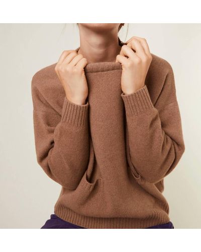 Maison Montagut Davina Recycled Cashmere Sweater - Brown