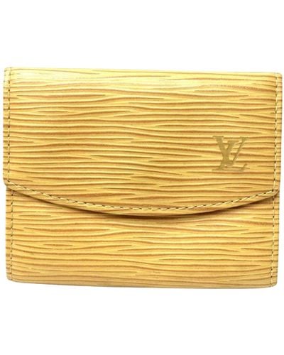 Louis Vuitton Rosalie Leather Wallet (pre-owned) - Yellow