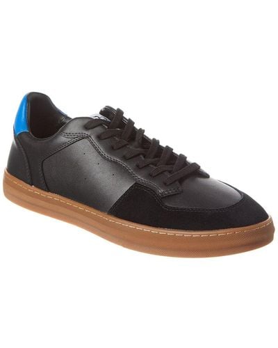 Ted Baker Barkerl Leather & Suede Sneaker - Black