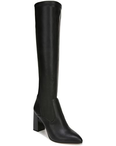 Franco Sarto Katherine Faux Leather Wide Calf Knee-high Boots - Black