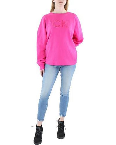 Calvin Klein Plus Gym Fitness Sweatshirt - Pink