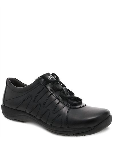 Dansko Neena Leather Work Shoe - Black