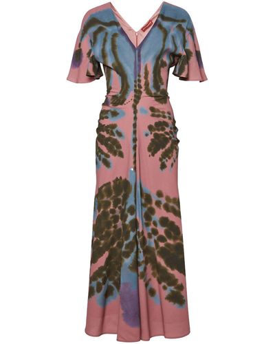 Altuzarra Pelopenese Crepe Dress - Multicolor