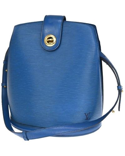 Louis Vuitton Cluny Leather Shoulder Bag (pre-owned) - Blue
