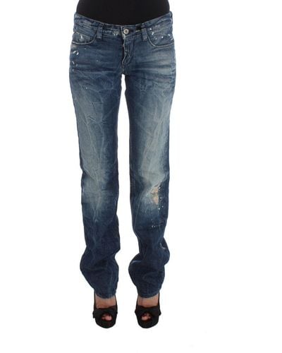 CoSTUME NATIONAL Cotton Regular Fit Jeans - Blue