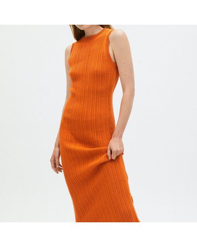 Alohas Breezy Sleeveless Knit Dress Clementine - Orange