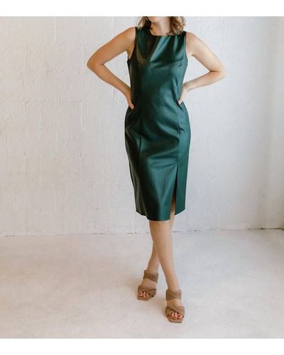 Lucy Paris Suri Midi Dress - Green
