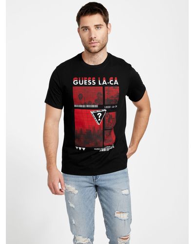 Guess Factory Eco Chip Tee - Red