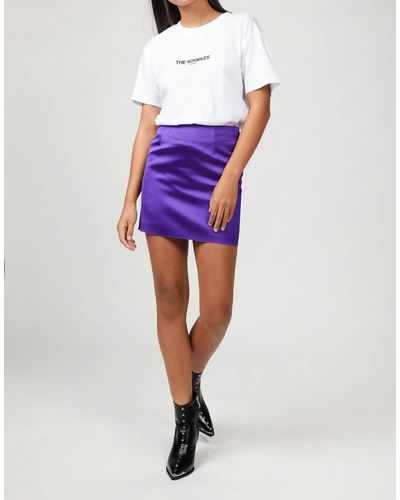 Georgia Alice Power Mini Skirt - Purple