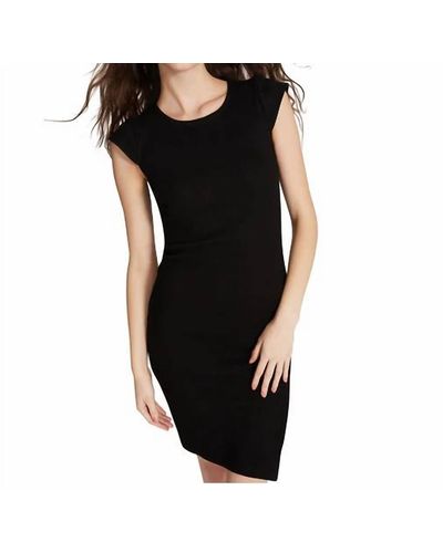 BB Dakota Sleeve Slit Dress - Black