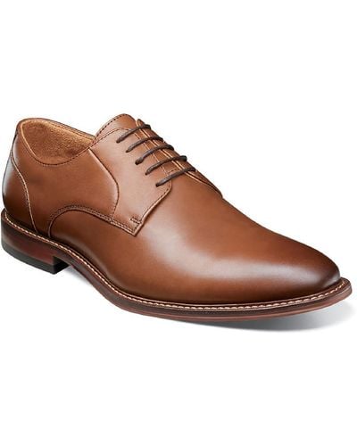 Stacy Adams Leather Dressy Oxfords - Brown