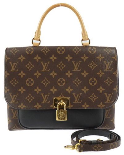 Louis Vuitton Marignan Canvas Clutch Bag (pre-owned) - Brown