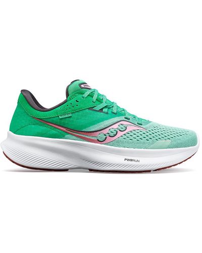 Saucony Ride 16 Fitness Workout Running & Training Shoes - Green