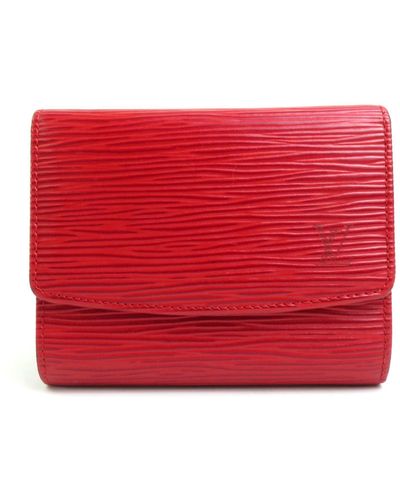 Louis Vuitton Rosalie Leather Wallet (pre-owned) - Red