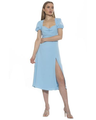 Alexia Admor Gracie Midi Dress - Blue