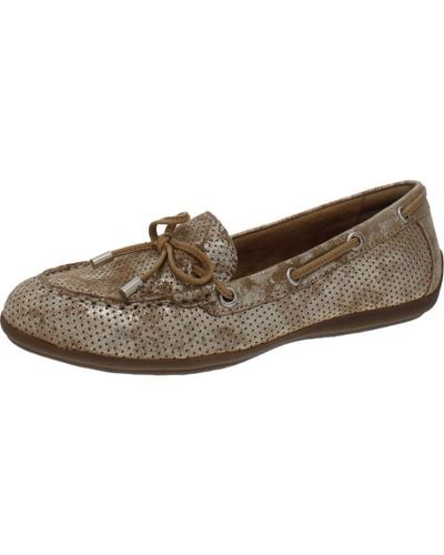 Comfortiva Mindy Ii Casual Leather Boat Shoes - Brown