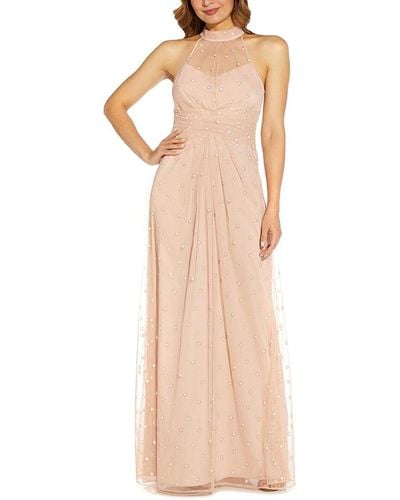 Adrianna Papell Soft Solid Maxi Dress - Natural