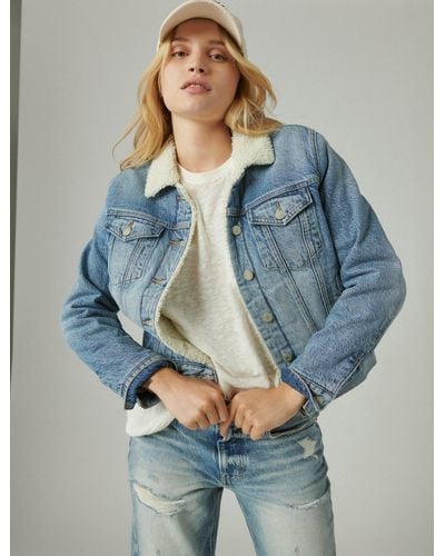 Lucky Brand Relaxed Denim Trucker Jacket