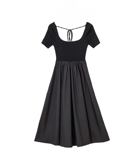 Lucy Paris Reese Midi Dress - Black