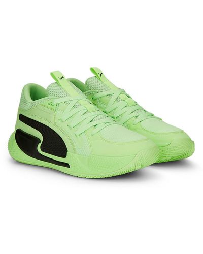 PUMA Court Rider Chaos Lace-up Train Basketball Shoes - Green