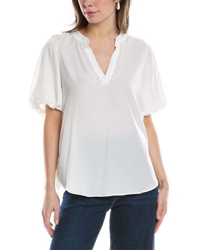 Vince Camuto Puff Sleeve Blouse - White