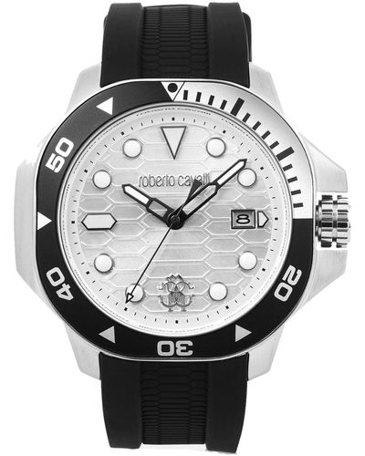 Roberto Cavalli Classic Dial Watch - Metallic