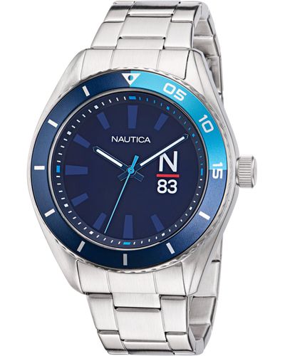 Nautica Finn World 3-hand Stainless Steel Watch - Blue