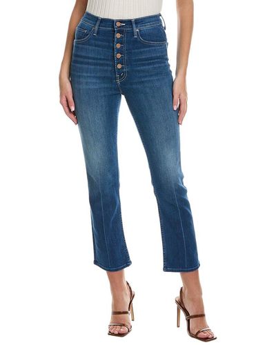 Mother Denim The Pixie Rider Ankle Taxi! Jean - Blue