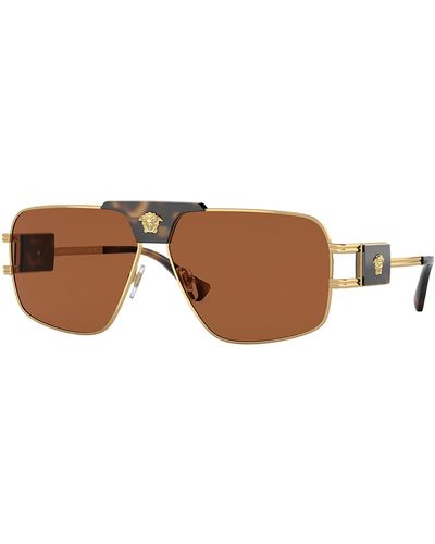 Versace 0ve2251 147073 Navigator Sunglasses - Black