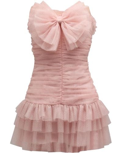 LoveShackFancy Love Shack Fancy Lolisa Dress Sparkle - Pink