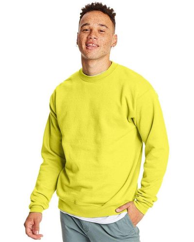 Hanes Ecosmart Crewneck Sweatshirt - Yellow