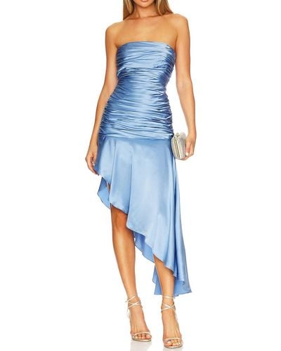 Cinq À Sept Eliza Asymmetric Dress - Blue