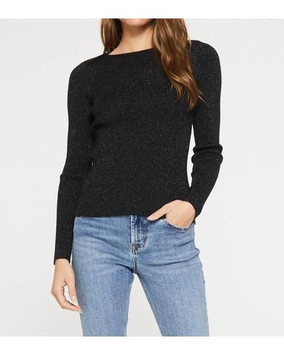 Another Love Sulema Lurex Sweater - Black